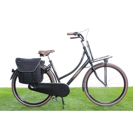 Beck Dubbele fietstas Sporty 30L Zwart