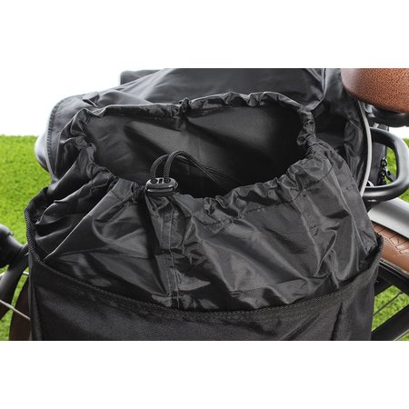 Beck Dubbele fietstas Sporty 30L Zwart