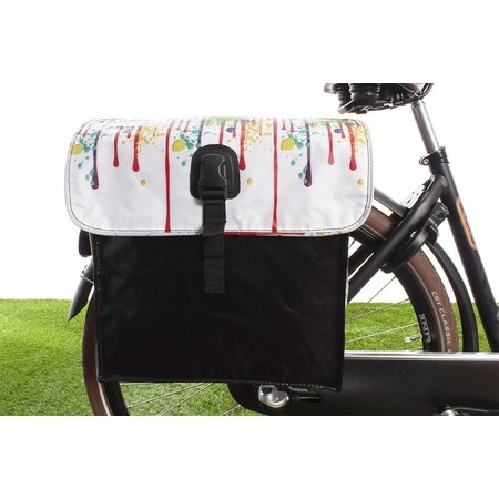 Beck Dubbele fietstas 35L Small Drippy