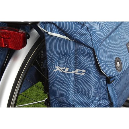 XLC Dubbele fietstas Lux 34L Blauw