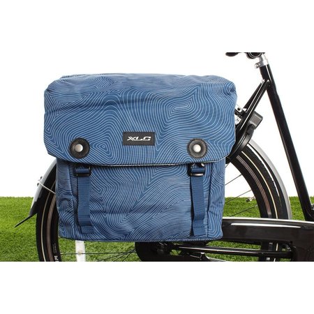 XLC Dubbele fietstas Lux 34L Blauw