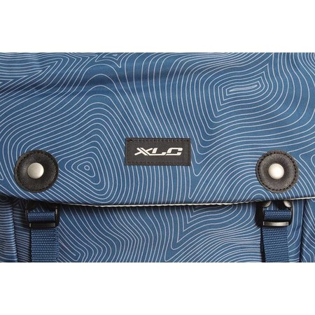 XLC Dubbele fietstas Lux 34L Blauw