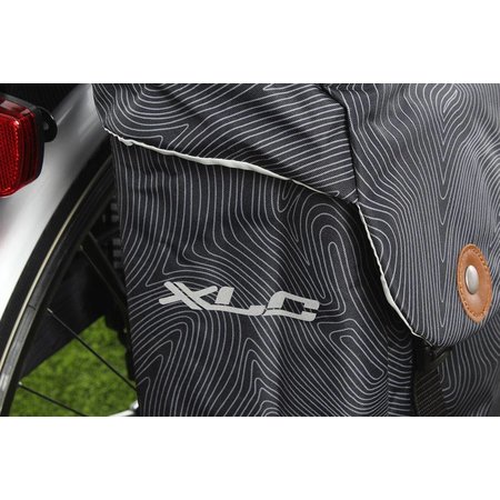 XLC Dubbele fietstas Lux 34L Antraciet