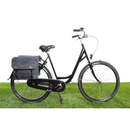 XLC Dubbele fietstas Lux 34L Antraciet