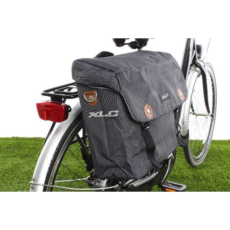 XLC Enkele fietstas Lux Anthracite Fingerprint 16L Grijs