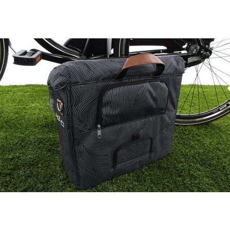 XLC Enkele fietstas Lux Anthracite Fingerprint 16L Grijs