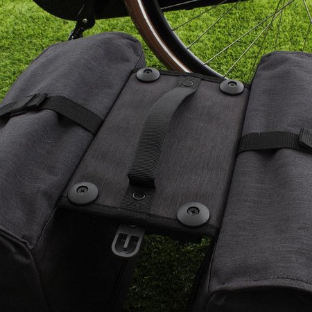 XLC Dubbele fietstas Commuter RT 31L Antraciet