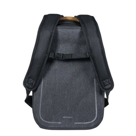 Basil Urban Dry Backpack Charcoal Mêlee 18L Grijs