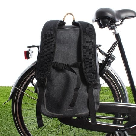 Basil Urban Dry Backpack Charcoal Mêlee 18L Grijs