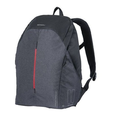 Basil Fietsrugzak B-Safe Nordlicht Backpack 18L Zwart