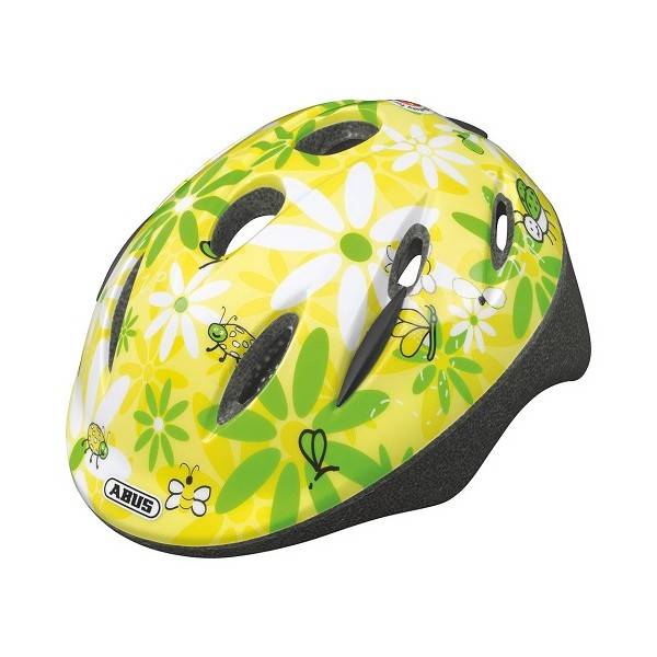 Geel kinderfietshelmpje