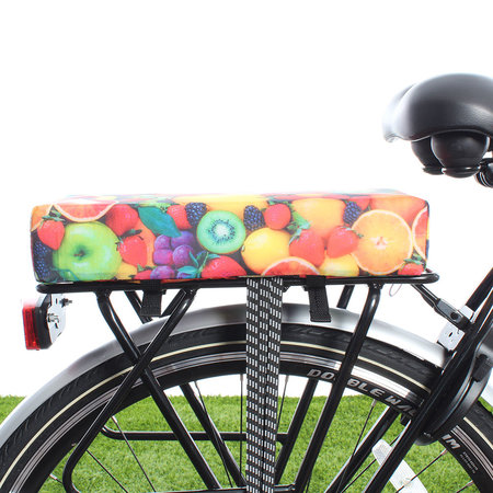 Hooodie Big Cushie Fruit- zacht fietskussentje voor op bagagedrager