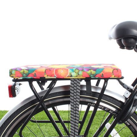 Hooodie Cushie Fruit- zacht fietskussentje voor op bagagedrager