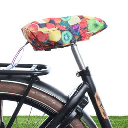 haar Scheiding vee Zadeldekje - hoesjes voor op het fietszadel in allerlei motieven en kleuren  - Fietsparadijs.com