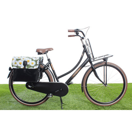 Beck Dubbele fietstas 35L Small Daisy's