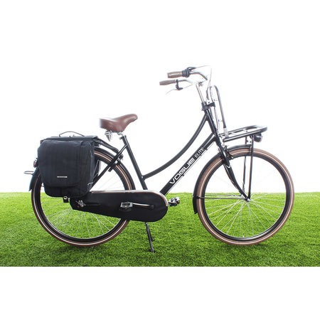 New Looxs Dubbele fietstas Avero Double Afneembaar 25L Zwart