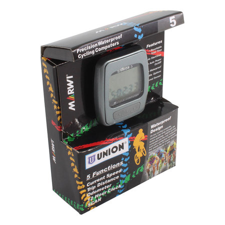 Union Fietscomputer bedraad met functies 5