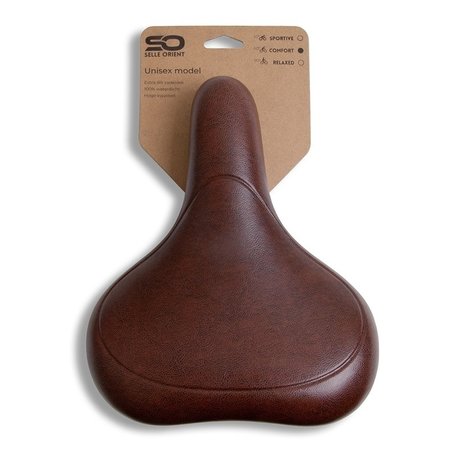 Selle Orient Fietszadel E-Comfort Bruin