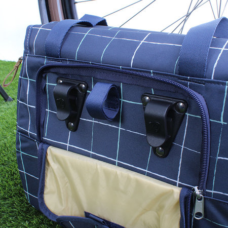 New Looxs Pakaftas/schoudertas Tosca Single 16L Check Blue