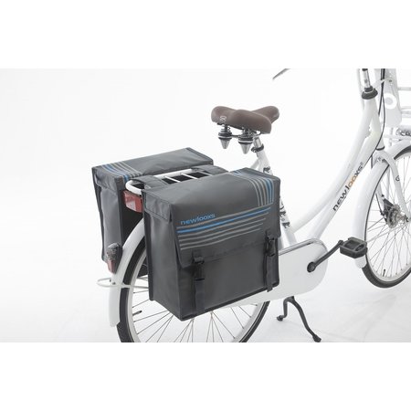 New Looxs Dubbele Fietstas Bisonyl Basic 46L Zwart