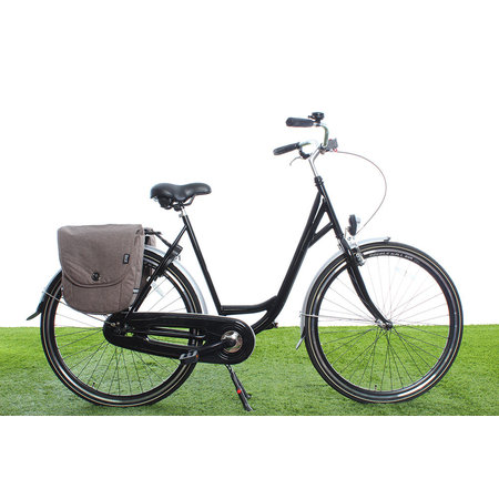 Beck Dubbele Fietstas Pick-Up 23L Bruin