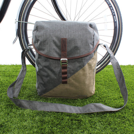 Racktime Enkele fietstas / schoudertas Mia 17,5L Dust Grey/Desert Sand