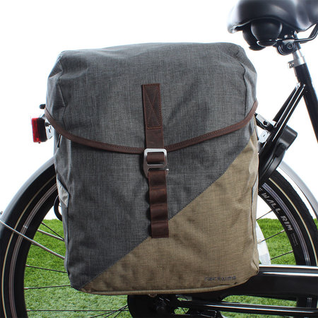 Racktime Enkele fietstas / schoudertas Mia 17,5L Dust Grey/Desert Sand