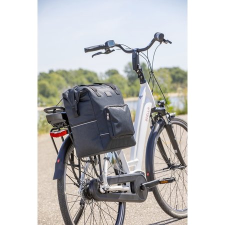 New Looxs Enkele Fietstas Camella 24,5L Jeans Grey