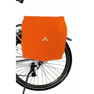 Vaude Regenhoes voor fietstassen Rood/Oranje