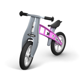 Mach1 Mini Loopfiets Voor Kinderen 1-3 Jaar - 4 Zachte Wielen - Geel/Oranje - Veilig En Stil
