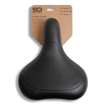 Selle Orient Fietszadel E-Comfort Zwart