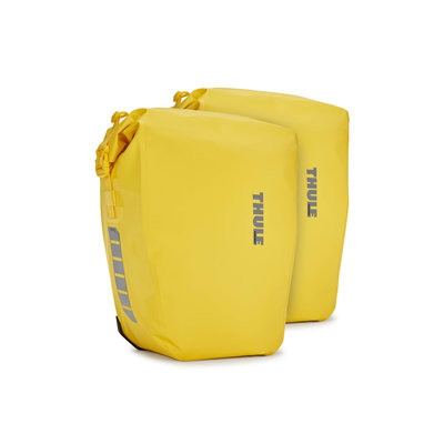 Thule Dubbele fietstas Shield Pannier Large 50L Geel