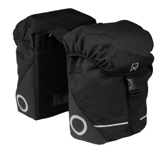 Dubbele fietstas Bagagetas 200 22L Zwart