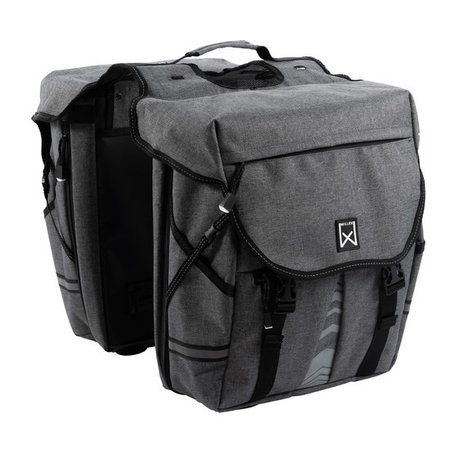 Willex Dubbele fietstas Systeemtas 20 liter Antraciet