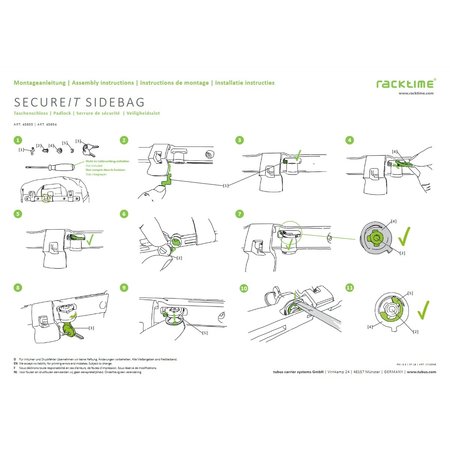 Racktime Slot Secure-it Sidebag