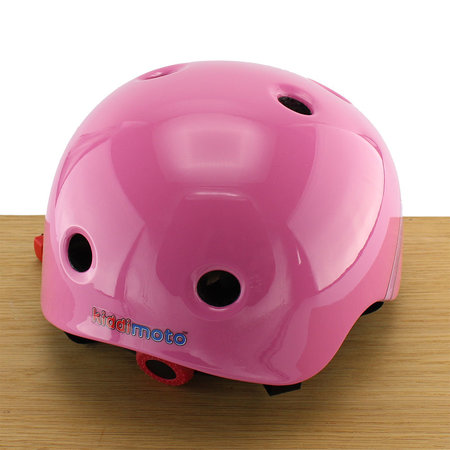 Kiddimoto Kinderhelm Pink Goggle XS