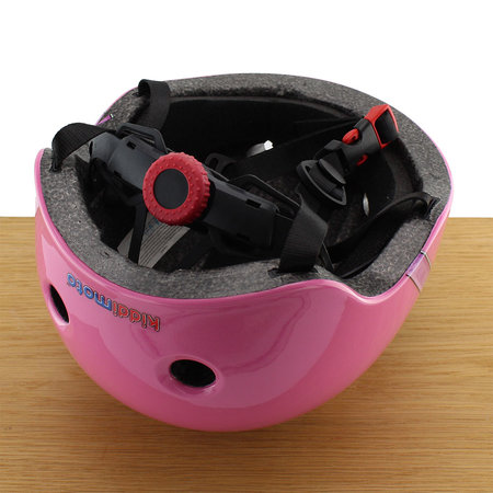 Kiddimoto Kinderhelm Pink Goggle XS