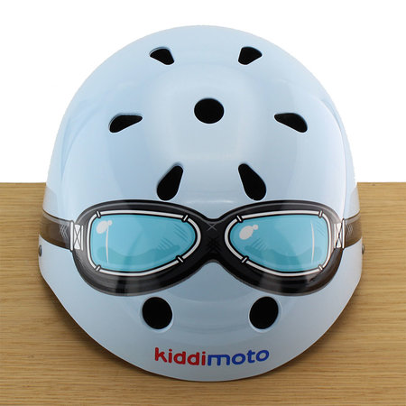 Kiddimoto Kinderhelm Blue Goggle Medium