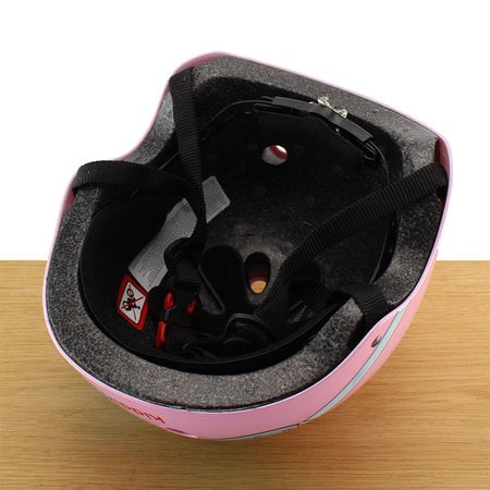 Kiddimoto Kinderhelm Pink Goggle Medium