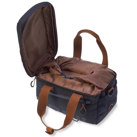 Basil Miles Trunkbag 7L Bagagedragertas Black brown