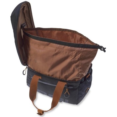 Basil Miles Trunkbag 7L Bagagedragertas Black brown