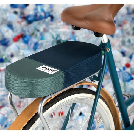 Urban Proof Fietskussen bagagedrager Recycled - Blauw/Groen