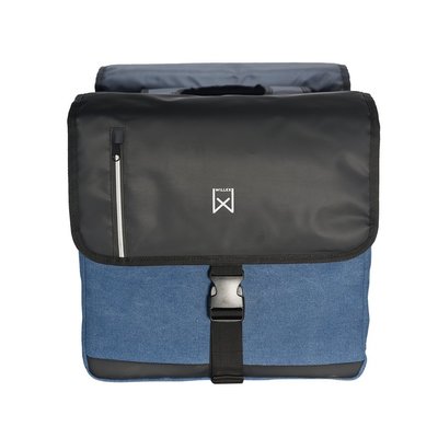 Willex Dubbele Businesstas 30L Blauw/Zwart