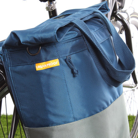 Urban Proof Shopper fietstas 20L Recycled - Blauw/Groen