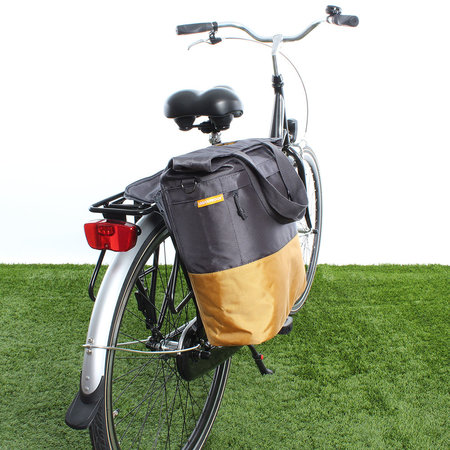 Urban Proof Shopper fietstas 20L Recycled - Grijs/Geel