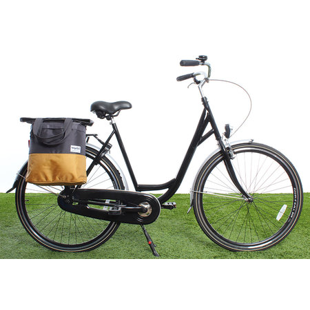Urban Proof Shopper fietstas 20L Recycled - Grijs/Geel