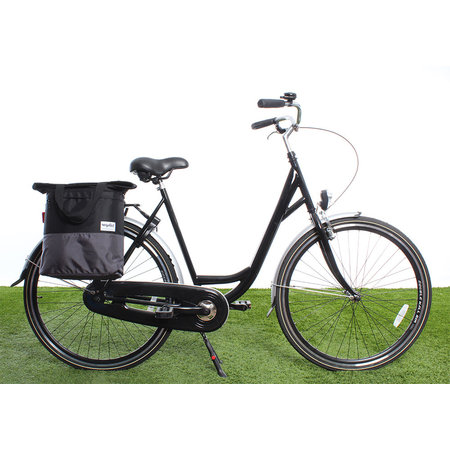 Urban Proof Shopper fietstas 20L Recycled - Zwart/Grijs