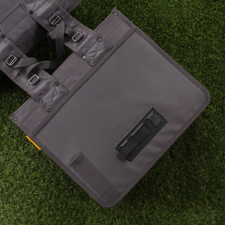 Urban Proof Dubbele fietstas 40L Recycled - Grijs/Geel