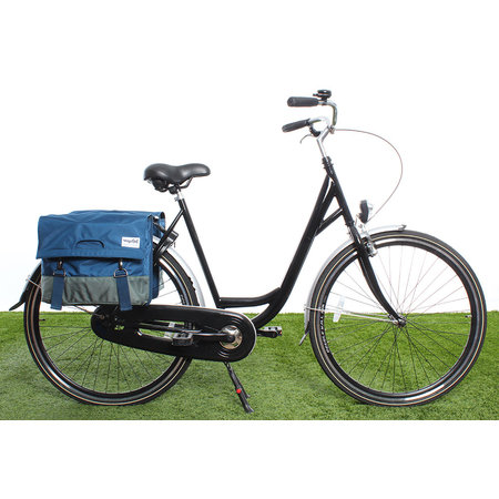 Urban Proof Dubbele fietstas 40L Recycled - Blauw/Groen