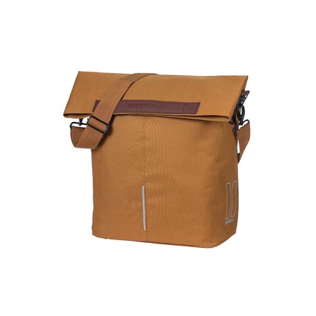 Basil Enkele fietstas City Shopper Camel Brown 16L